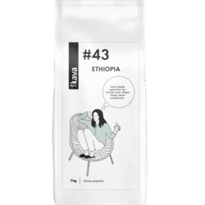 Kavos pupelės KAVA96, Nr.43, 1000 g, Etiopija