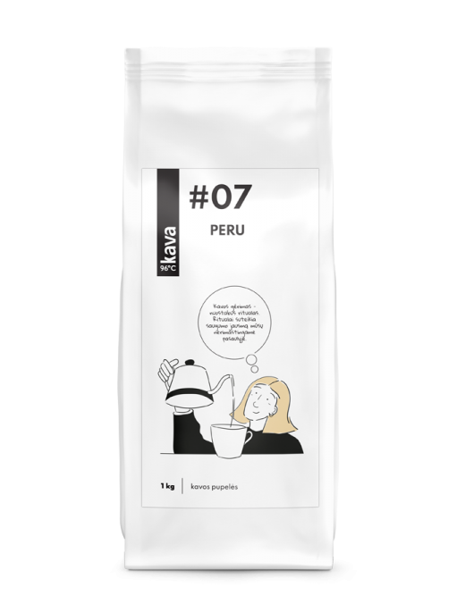 Kavos pupelės KAVA96, Nr.7, 1000 g, Peru
