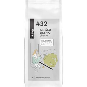 Airiško likerio skonio kavos pupelės, KAVA96 Nr.32, 1000g