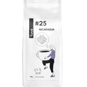 Skrudintos kavos pupelės KAVA96 Nr.25, 1000g