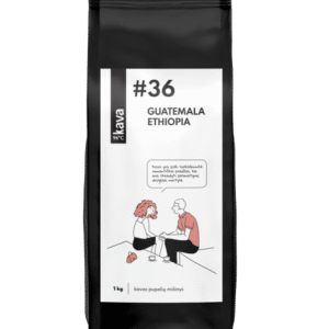 Skrudintos rūšinės kavos pupelės KAVA96 Nr.36, MIX , 1000g