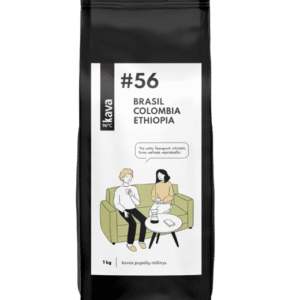 Skrudintos kavos pupelės KAVA96 Nr.56, MIX, 1000g
