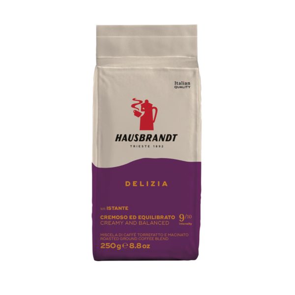 DELIZIA – skrudinta, malta kava, 250g