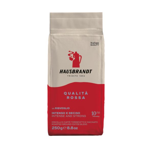 QUALITA ROSSA – skrudinta, malta kava, 250g