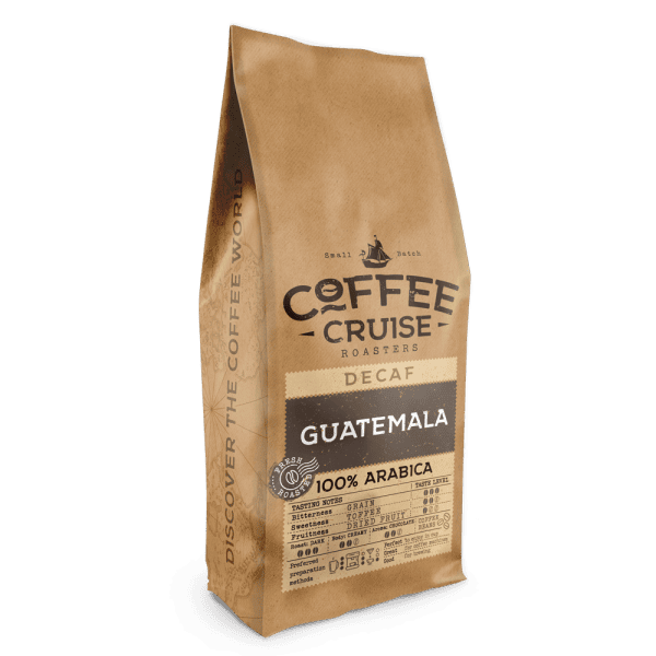Kavos pupelės Coffee Cruise GUATEMALA Decaf 1 kg (be kofeino)