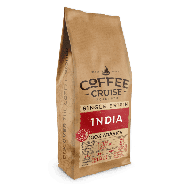 Kavos pupelės Coffee Cruise INDIA 1 kg
