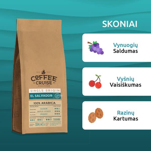 Malta kava Coffee Cruise EL SALVADOR 250g