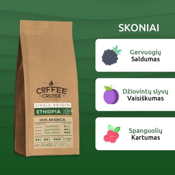 Malta kava Coffee Cruise ETHIOPIA 250g