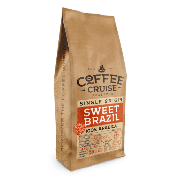 Kavos pupelės Coffee Cruise SWEET BRAZIL 1 kg
