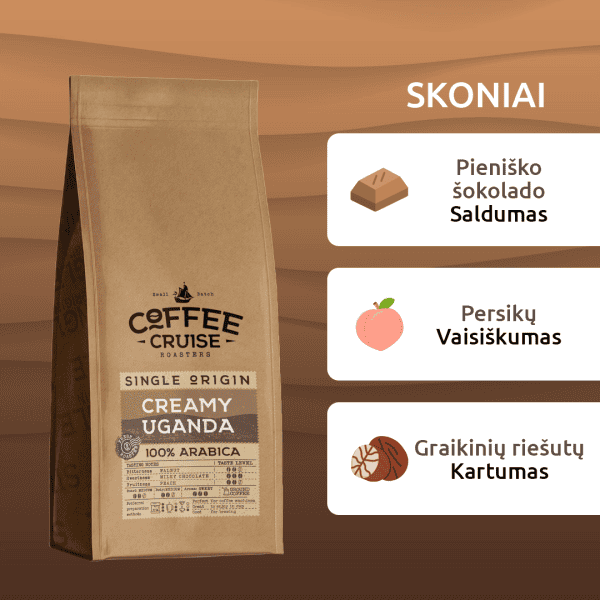 Malta kava Coffee Cruise CREAMY UGANDA 250g