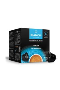 Kavos kapsulės be kofeino BIANCHI Gusto Decaf Espresso, 16 vnt.